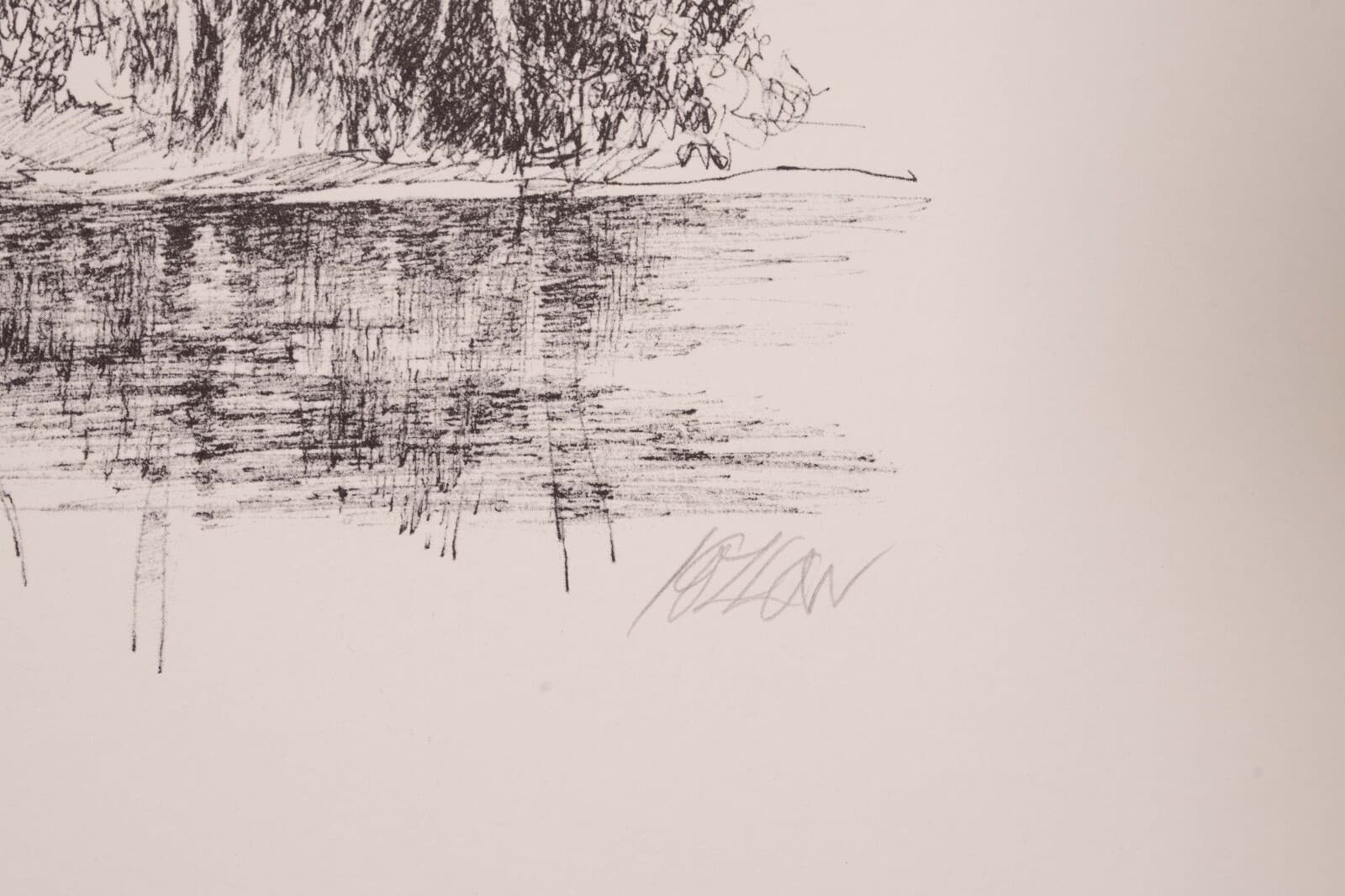 Richard Kozlow Yonne Signed Modernist Serigraph on Paper A.P. Unframed 1985 - Thumbnail 6
