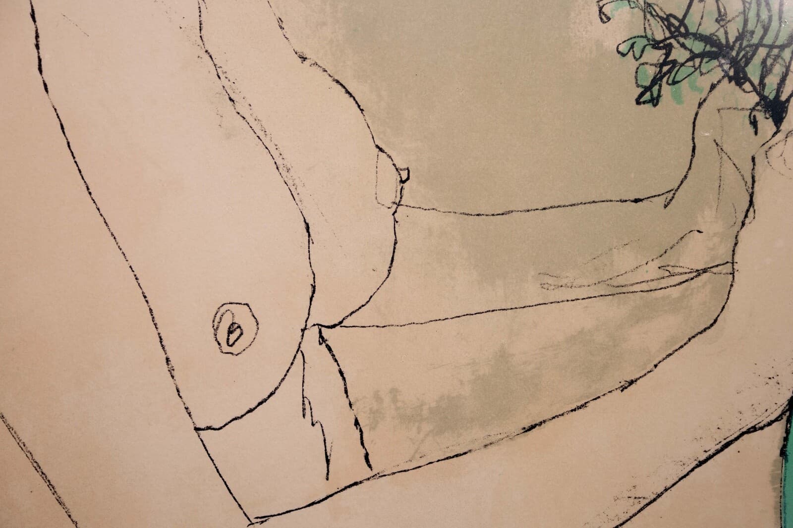 Jean Jansem Offrande Signed Modernist Figurative Lithograph on Paper 157/275 - Thumbnail 5