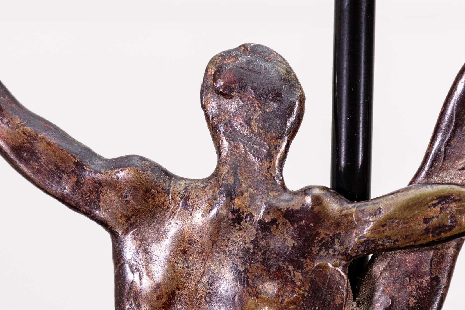 John Mills Diver Signed Contemporary Cast Bronze Figurative Sculpture 1970 - Thumbnail 3