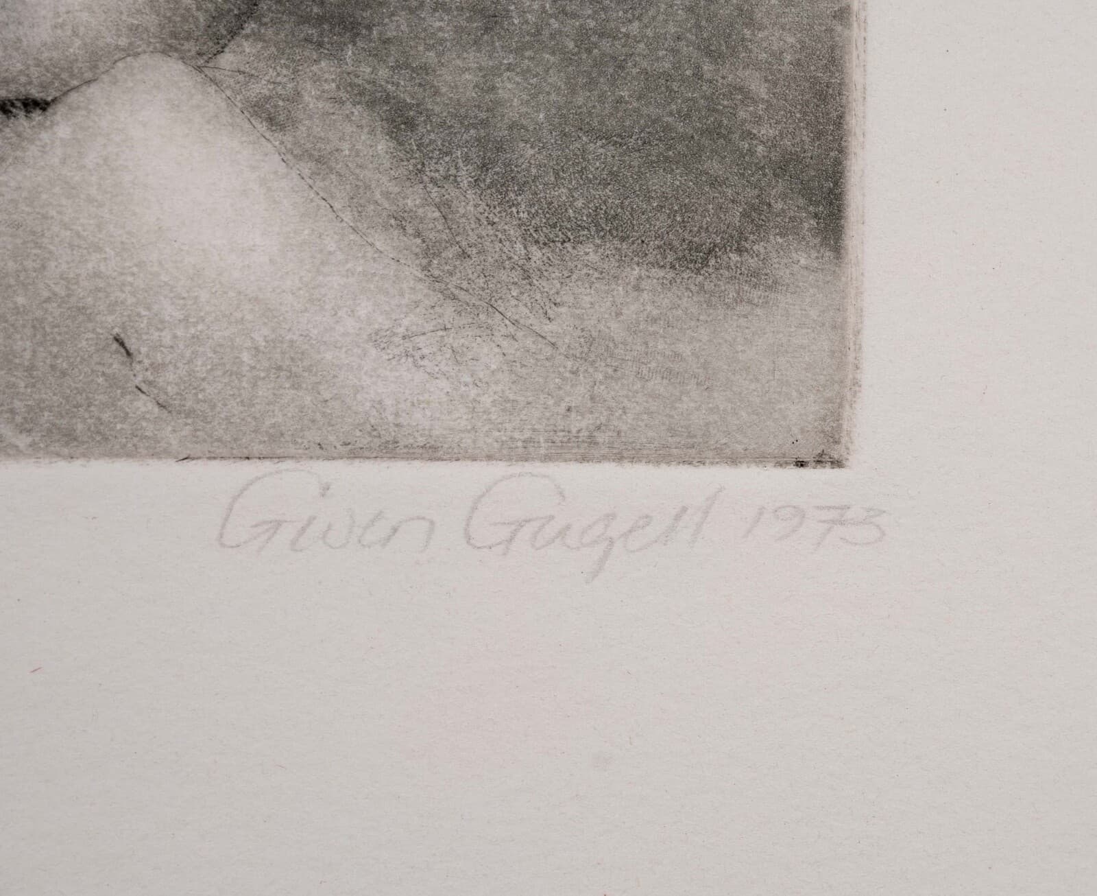 Gwen Gugell Colette Signed Contemporary Figurative Etching on Paper 6/10 UF - Thumbnail 9