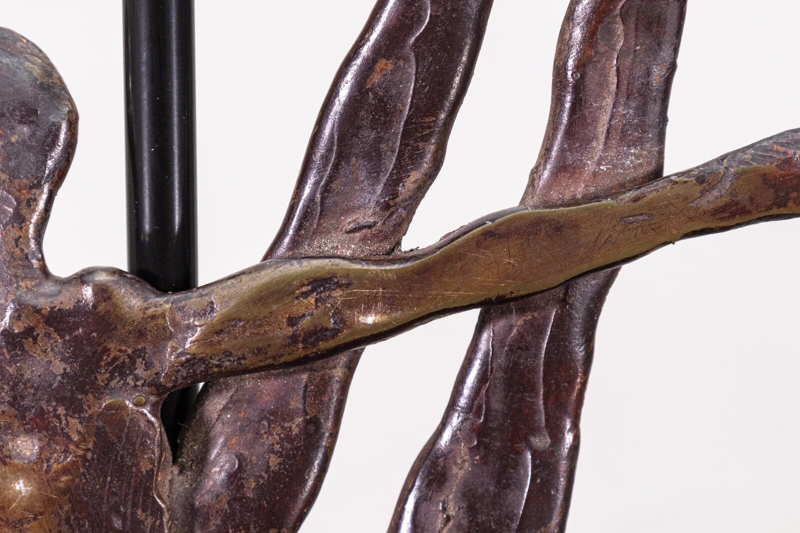 John Mills Diver Signed Contemporary Cast Bronze Figurative Sculpture 1970 - Thumbnail 4