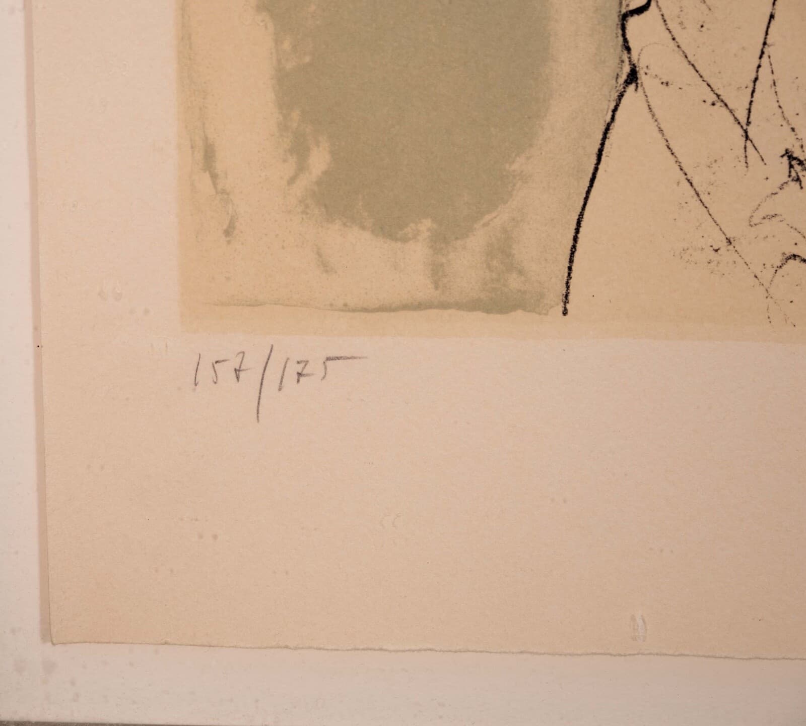 Jean Jansem Offrande Signed Modernist Figurative Lithograph on Paper 157/275 - Thumbnail 7