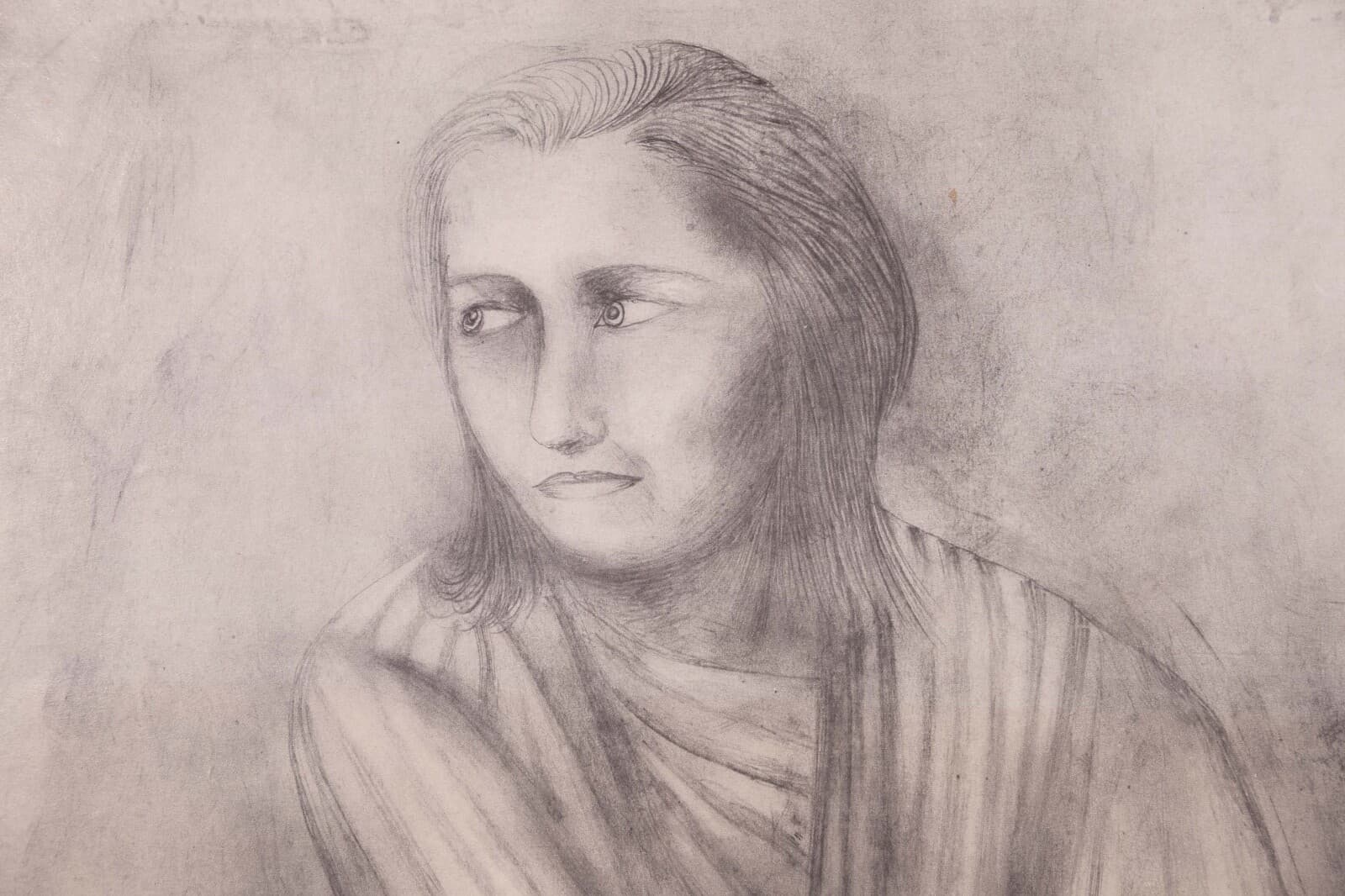 Giacomo Manzù Modern Italian Figurative Lithograph Unframed 1961 Stamped - Thumbnail 3