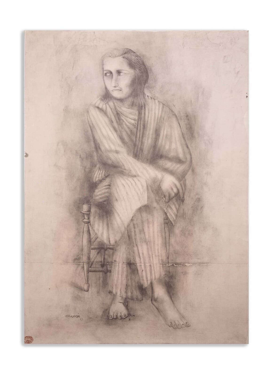 Giacomo Manzù Modern Italian Figurative Lithograph Unframed 1961 Stamped - Thumbnail 2