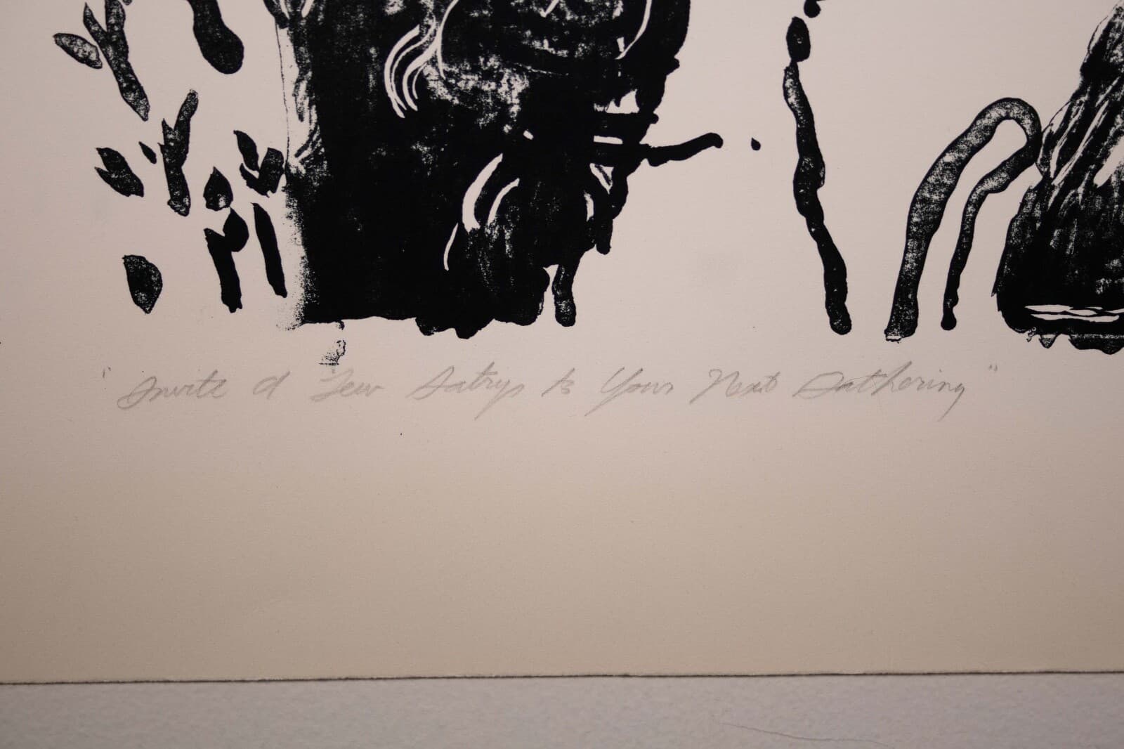 Don Shields Invite a Few Satyrs to Your Next Gathering Signed Lithograph PP - Thumbnail 7