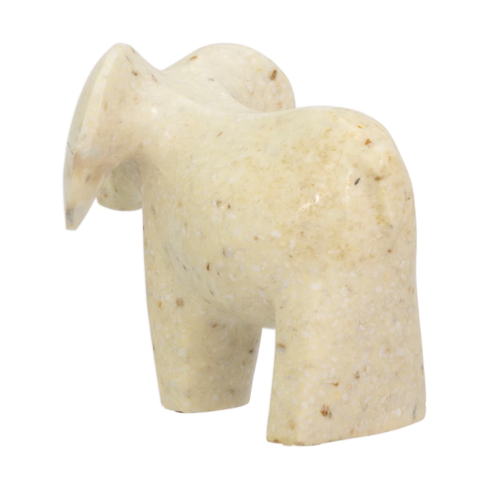 Pair Of 1970s Post Modern White Marble Rams By Masatoyo Kishi Kuki - Thumbnail 4