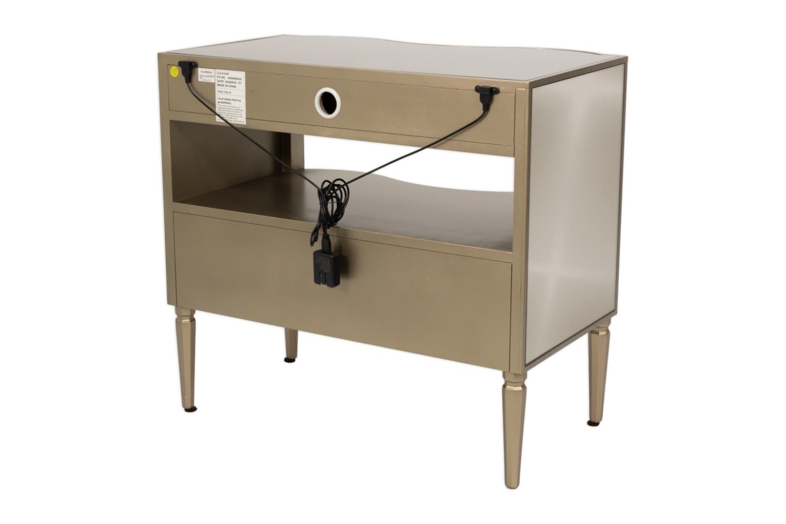Pair Of Caracole 'It's A Small Wonder" Mirrored Nightstands - Thumbnail 4