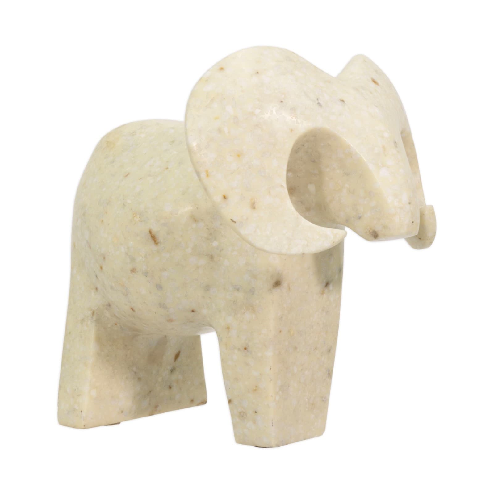 Pair Of 1970s Post Modern White Marble Rams By Masatoyo Kishi Kuki - Thumbnail 2
