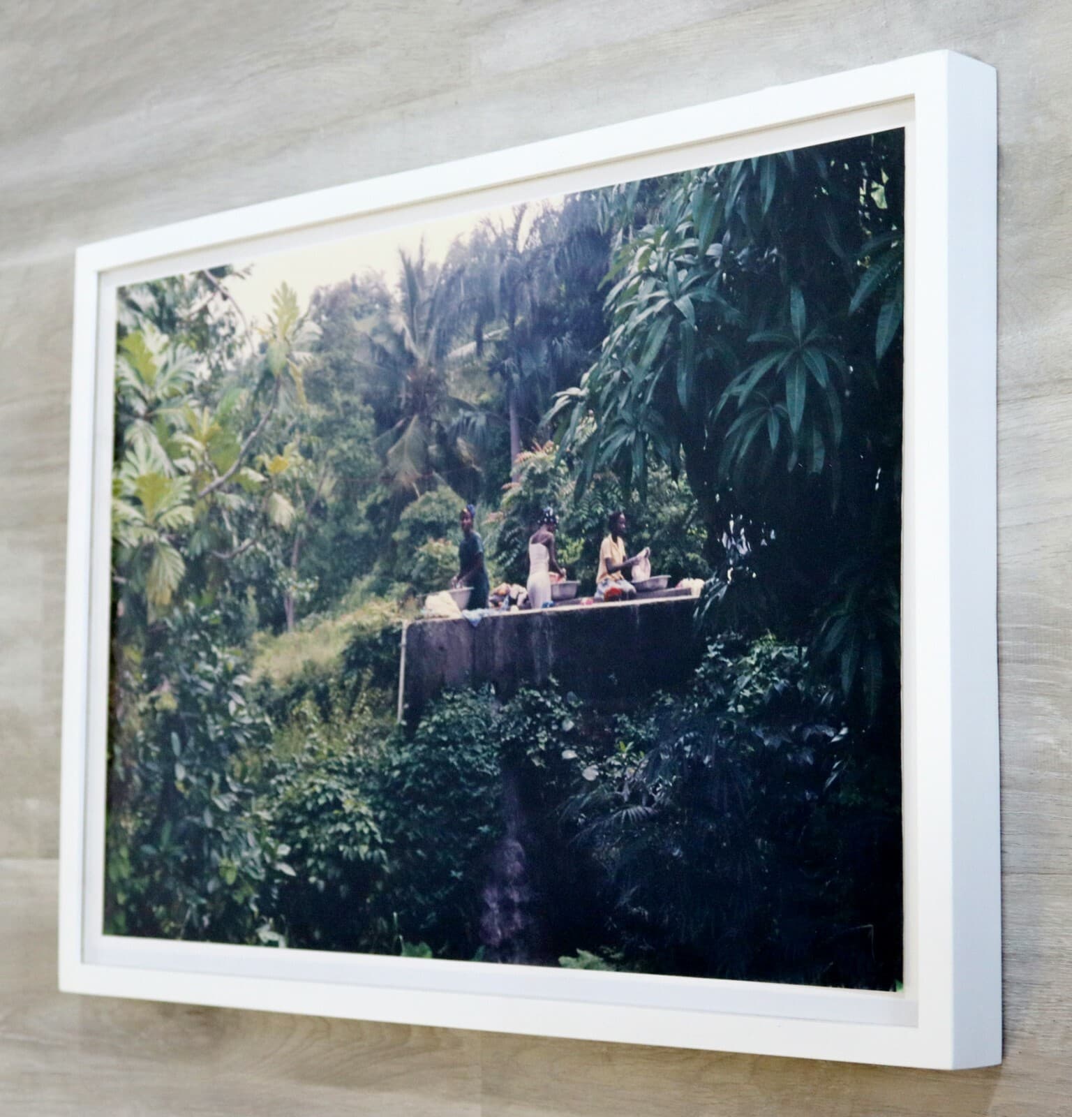 Chantal James Haitian Women Photograph Framed Signed - Thumbnail 4