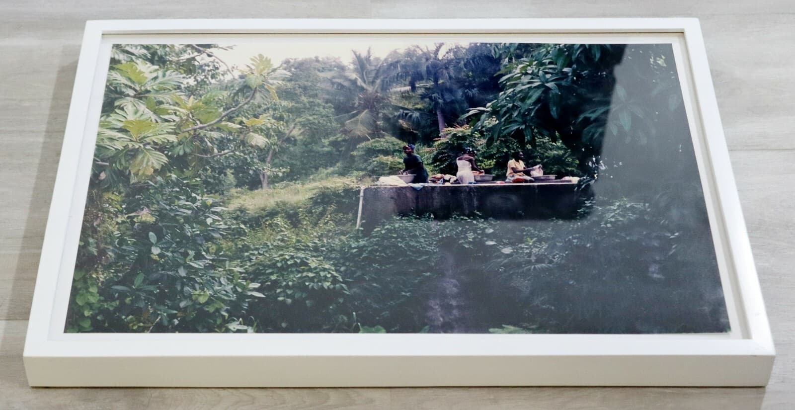 Chantal James Haitian Women Photograph Framed Signed - Thumbnail 3