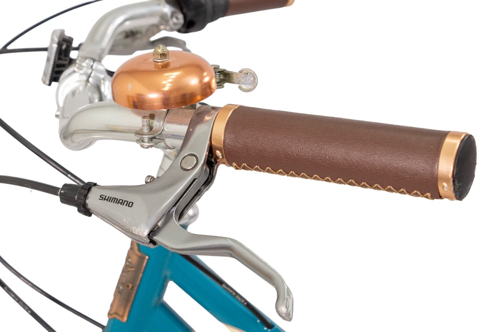 Shinola Bixby Woman's Teal And White City Bicycle 2016 - Thumbnail 3
