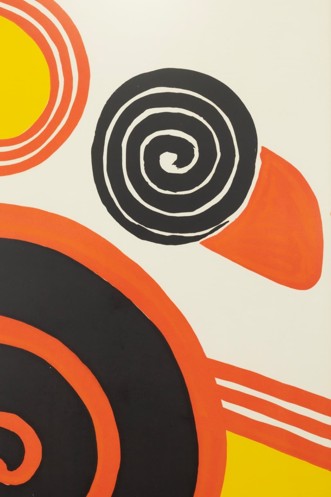 Alexander Calder - Spirals 1969 Color Lithograph on Paper Framed Modern Prints - Thumbnail 3