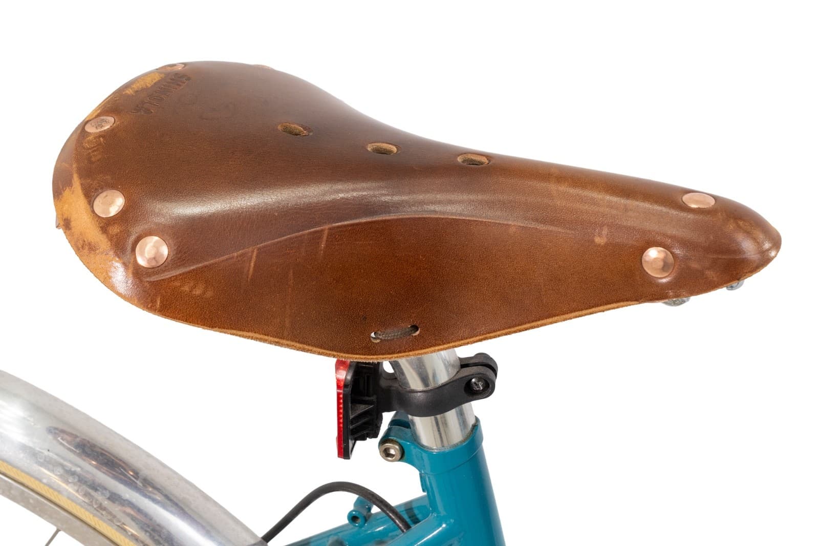 Shinola Bixby Woman's Teal And White City Bicycle 2016 - Thumbnail 5