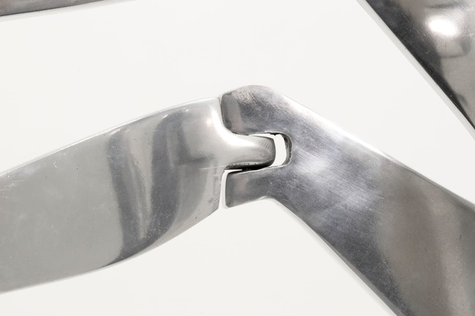 Eichengreen & Ginsburg Articulated Poslished Aluminum Woman Sculpture - Thumbnail 6