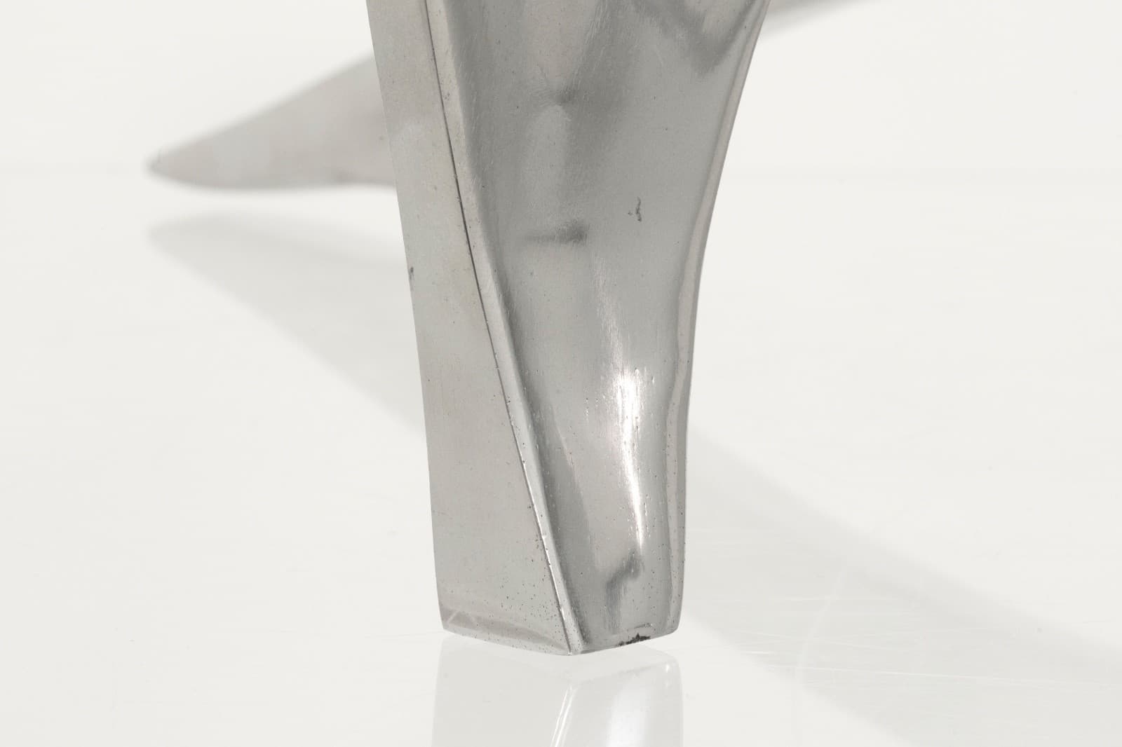 Eichengreen & Ginsburg Articulated Poslished Aluminum Woman Sculpture - Thumbnail 7