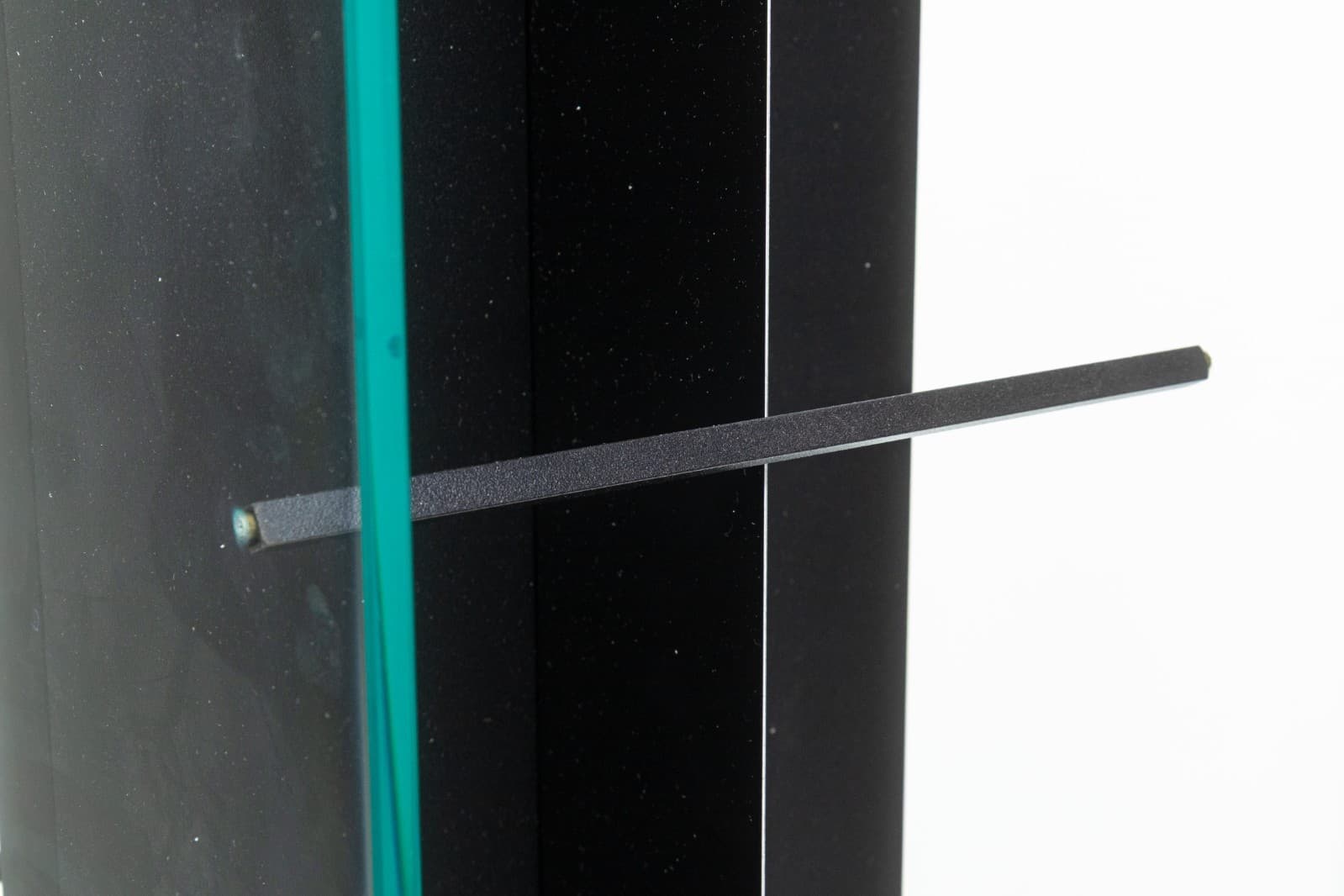 Contemporary Modern Italian Rotating Metal and Glass CD/DVD Display Rack - Thumbnail 5