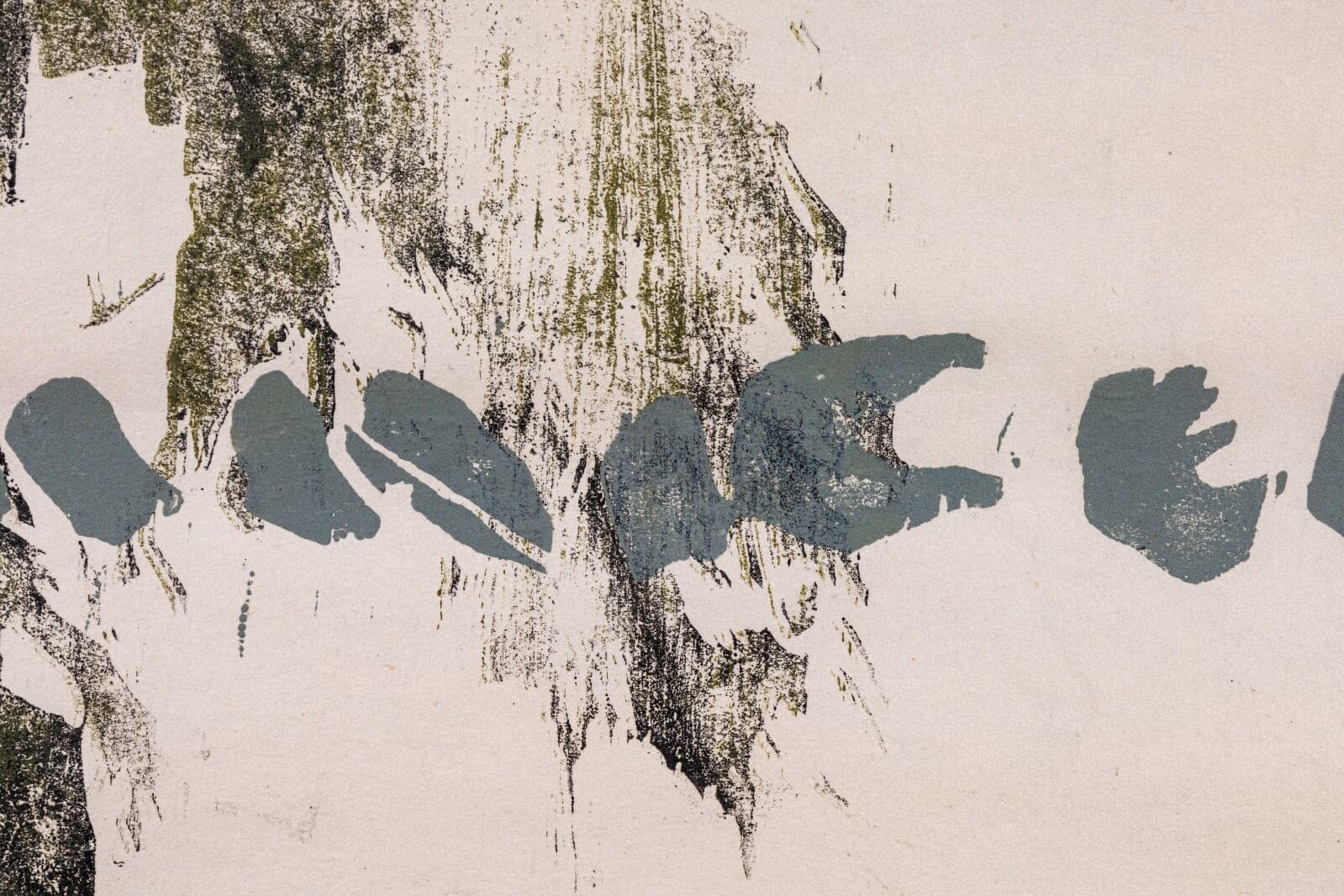 Adja Yunkers Untitled (Yunkers) Signed Abstract Lithograph on Paper 5/10 UF - Thumbnail 4