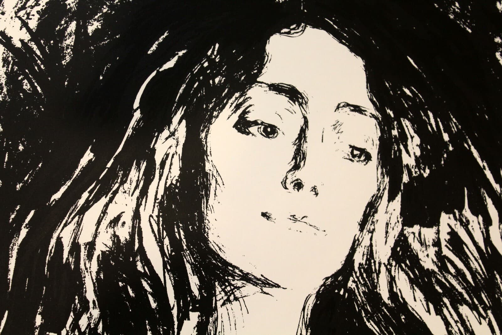 Edvard Munch Nordjyllands Kunstmuseum Vintage Exhibition Poster 1973 - Thumbnail 4