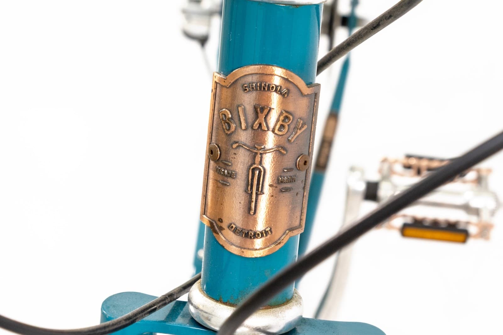 Shinola Bixby Woman's Teal And White City Bicycle 2016 - Thumbnail 4