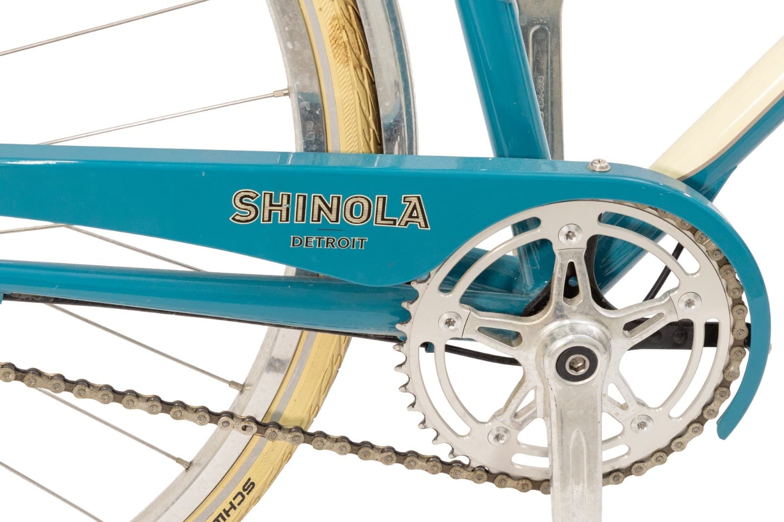 Shinola Bixby Woman's Teal And White City Bicycle 2016 - Thumbnail 7