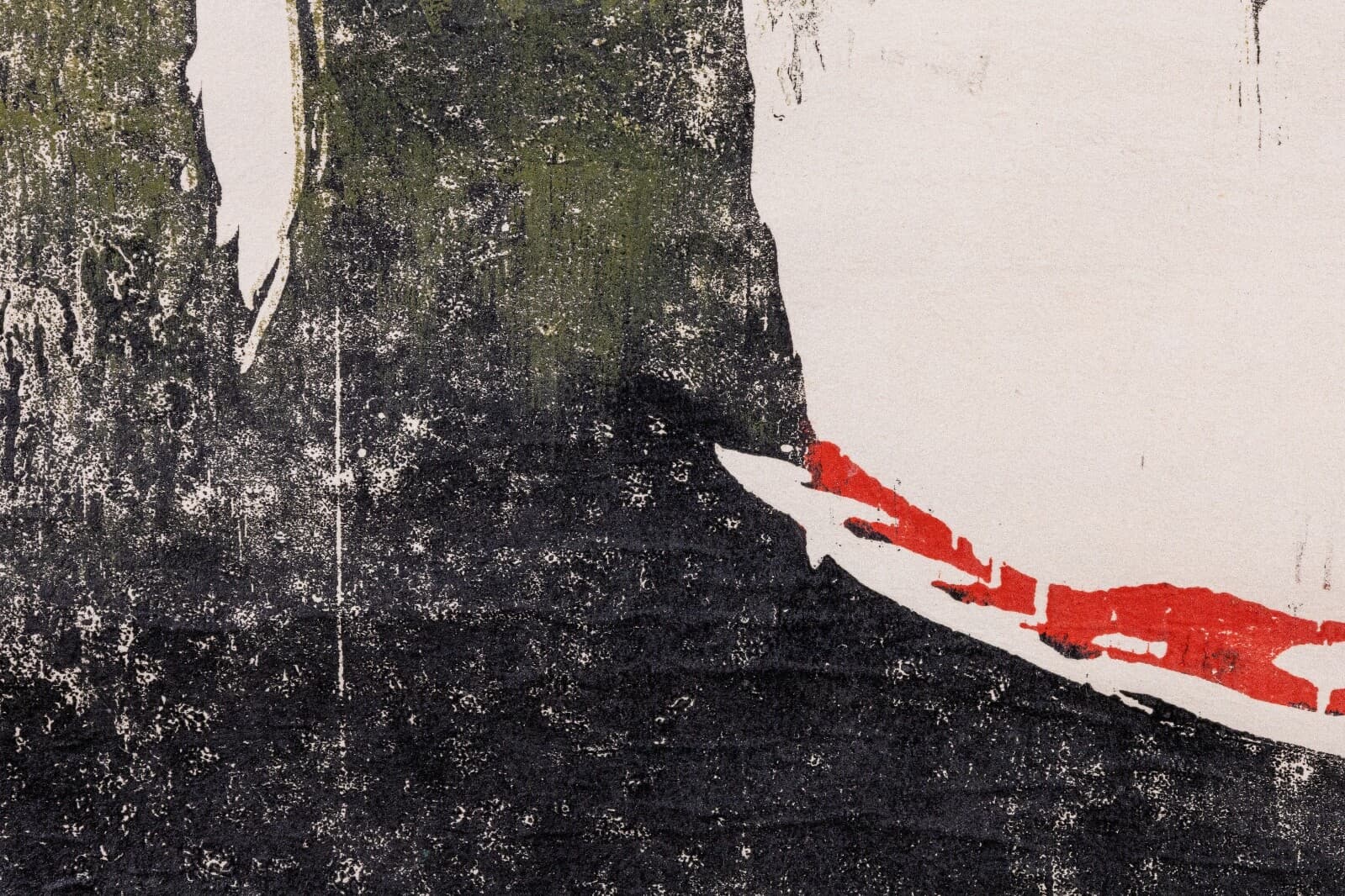 Adja Yunkers Untitled (Yunkers) Signed Abstract Lithograph on Paper 5/10 UF - Thumbnail 5