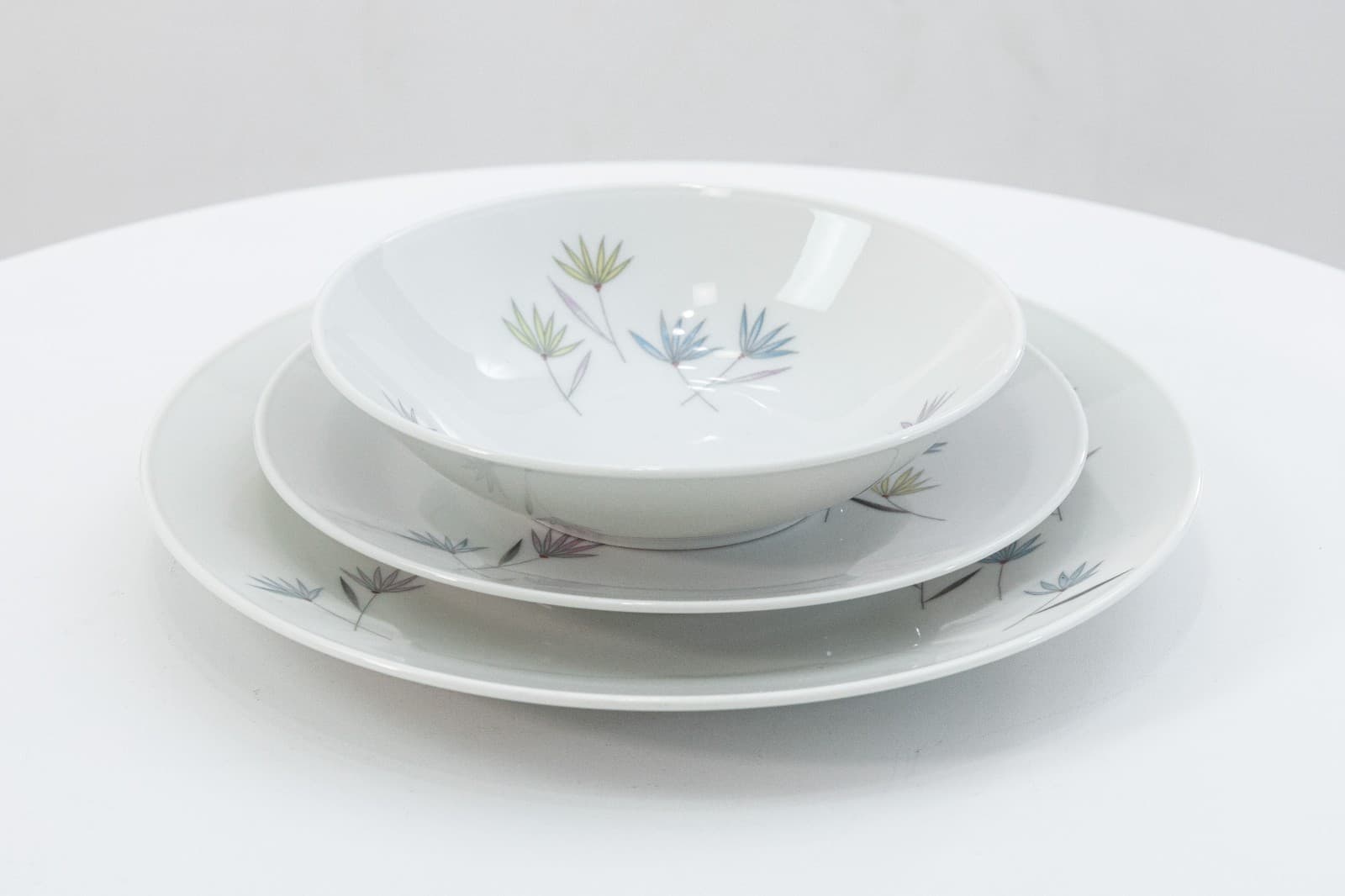 128pc Rare 1958 Rosenthal Blütenspiel Form 2000 Vintage German China Dish Set - Thumbnail 8