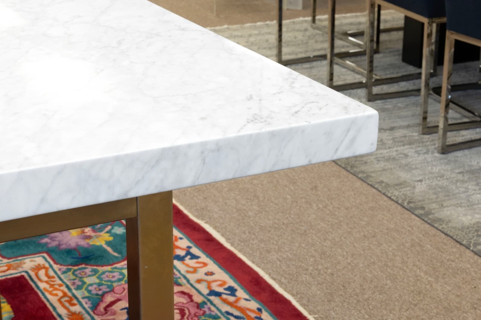 Restoration Hardware Torano Marble Dining Table With 6 Chairs - Thumbnail 3