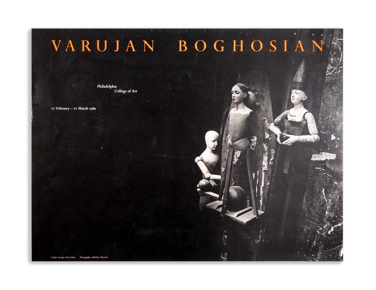 Varujan Boghosian Philadelphia College of Art Lithographic Exhibition Poster UF - Thumbnail 2