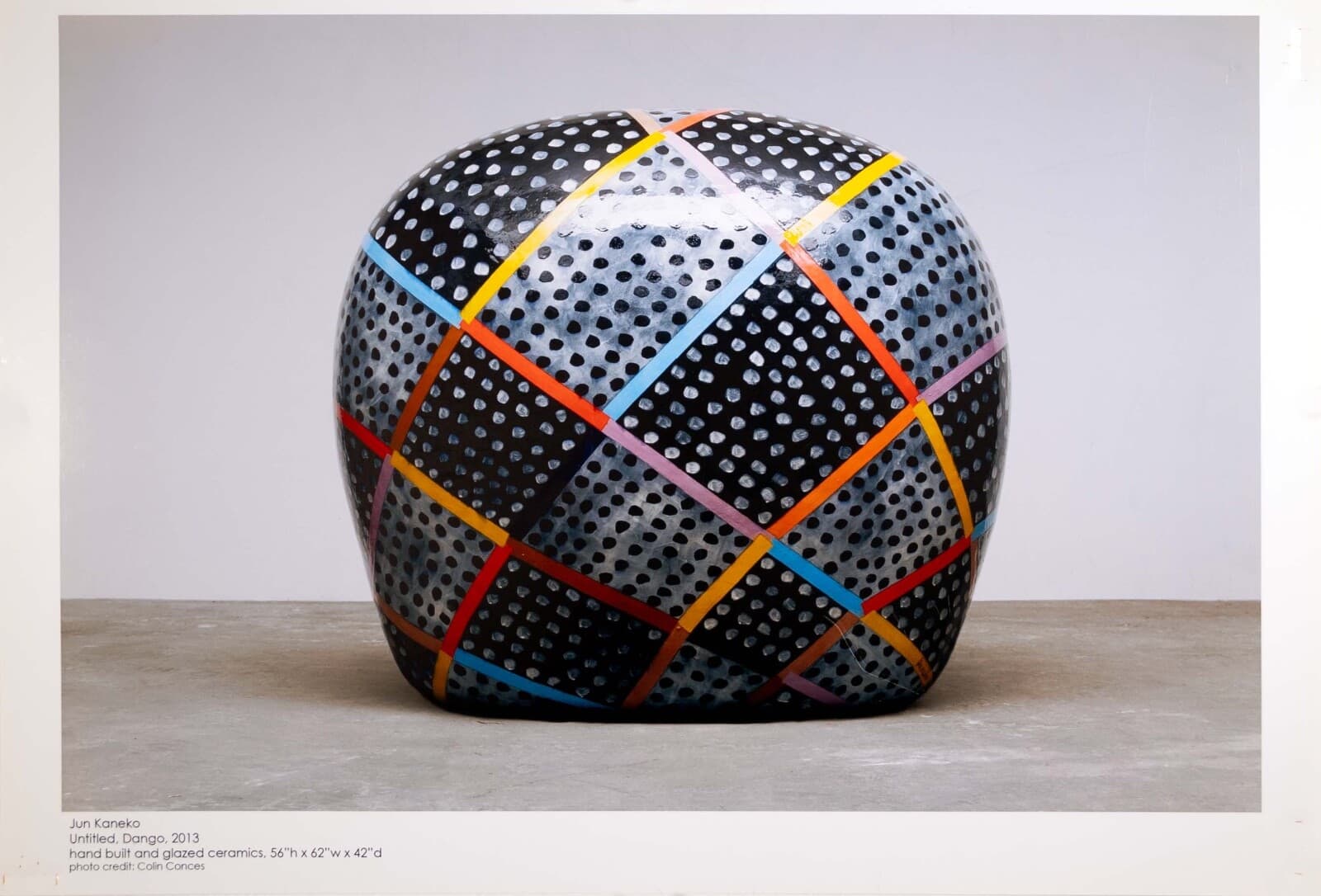 Jun Kaneko Ceramics Colin Conces Photography Lithographic Poster UF 2013-2014 - Thumbnail 4