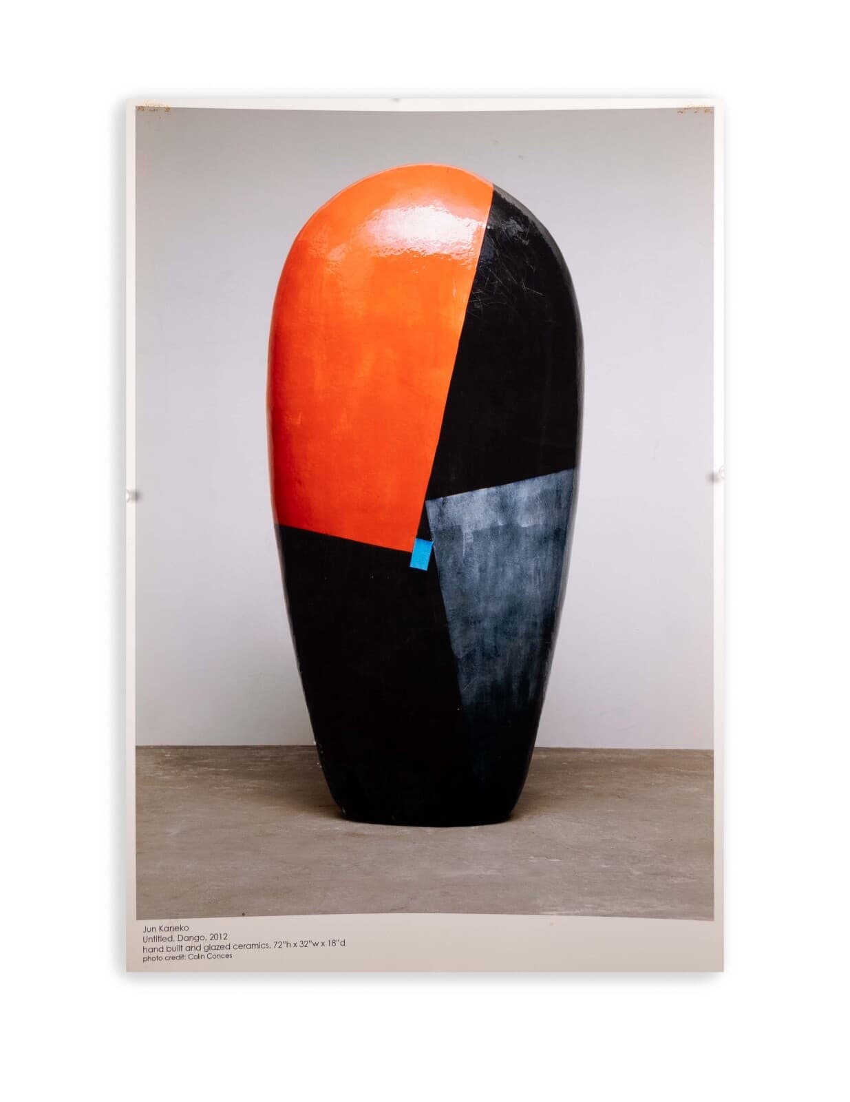 Jun Kaneko Ceramics Colin Conces Photography Lithographic Poster UF 2013-2014 - Thumbnail 2
