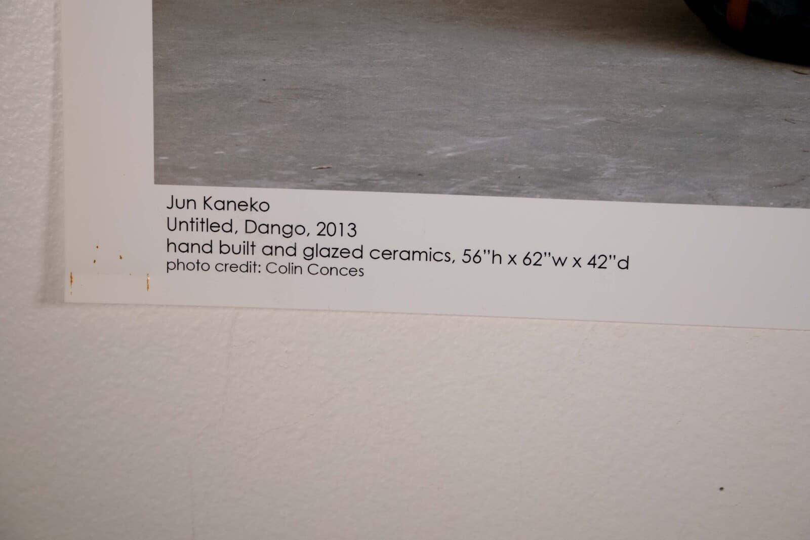 Jun Kaneko Ceramics Colin Conces Photography Lithographic Poster UF 2013-2014 - Thumbnail 11