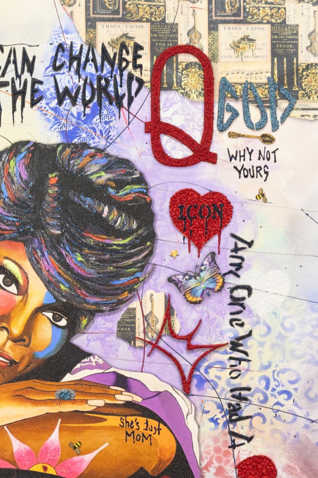 Marcus Glenn One Heart Can Change the World Signed Dionne Warwick Giclee Canvas - Thumbnail 4