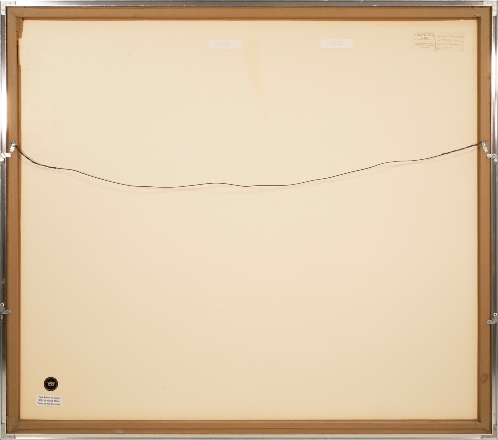 William Antonow, Untitled (82-P9) Signed Acrylic On Paper Detroit Cass Corridor - Thumbnail 8