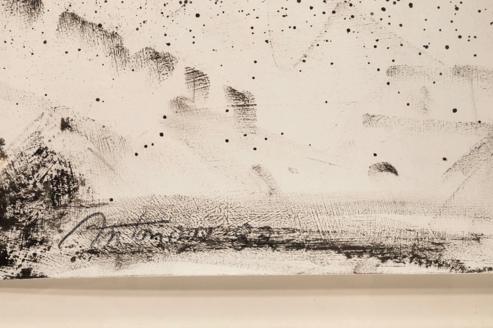 William Antonow, Untitled (82-P9) Signed Acrylic On Paper Detroit Cass Corridor - Thumbnail 7