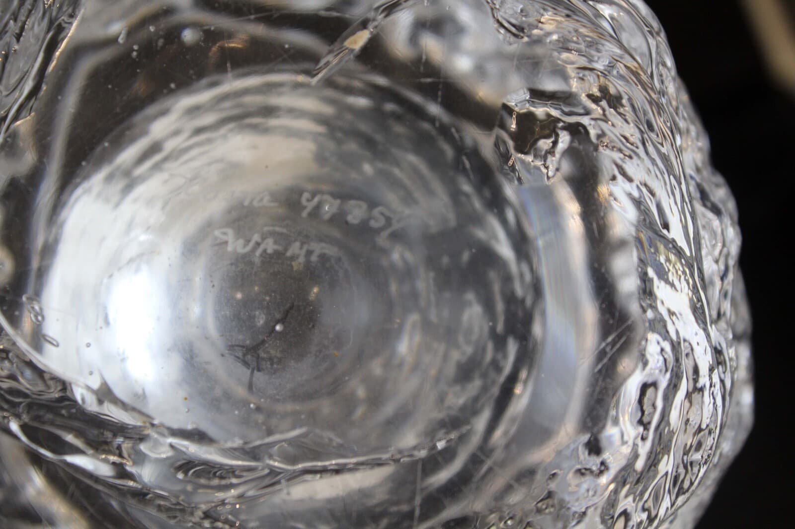 Waarf Rare Kosta Glass Vessel Clear Glass Overlay - Thumbnail 8