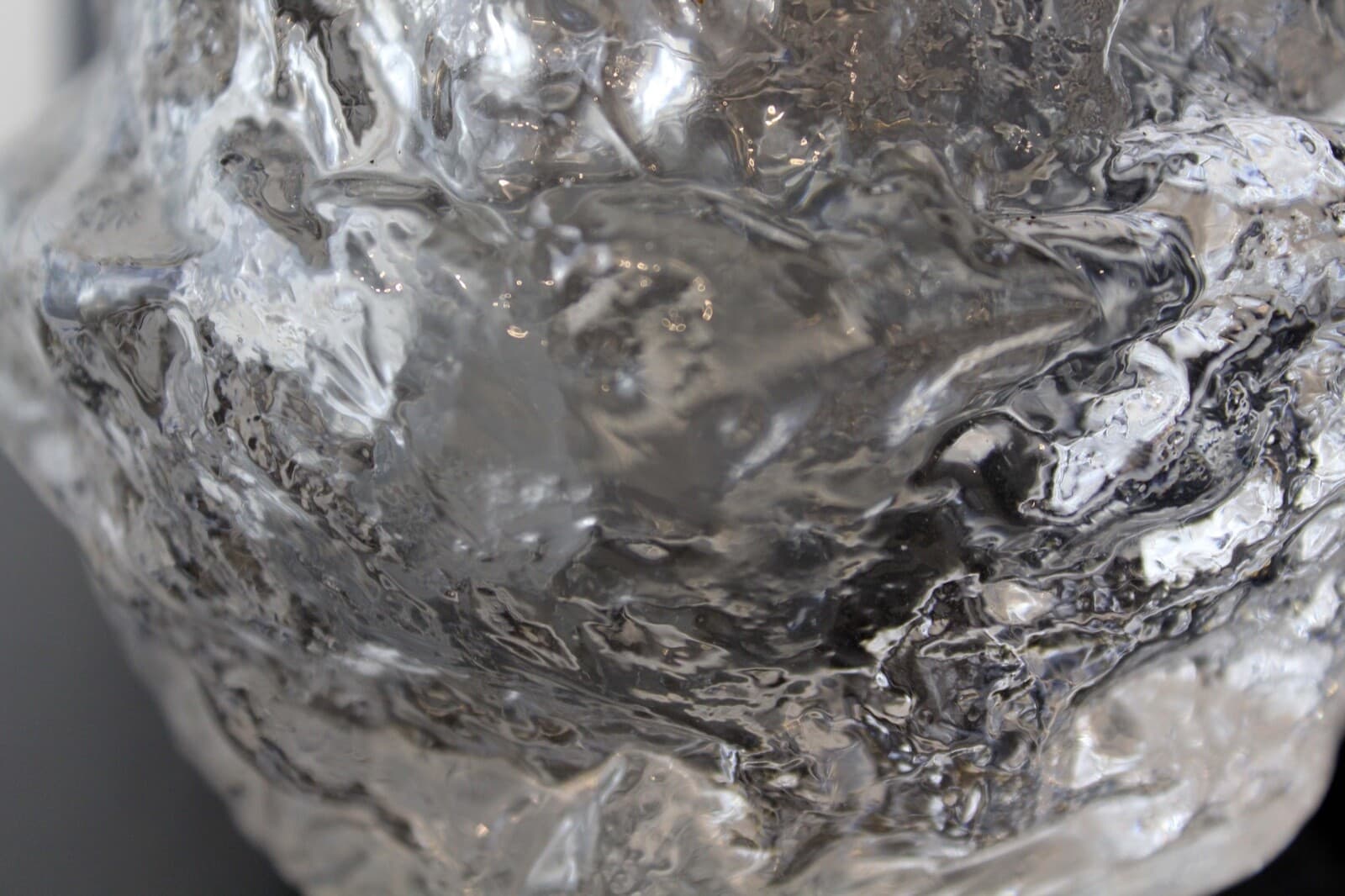 Waarf Rare Kosta Glass Vessel Clear Glass Overlay - Thumbnail 4