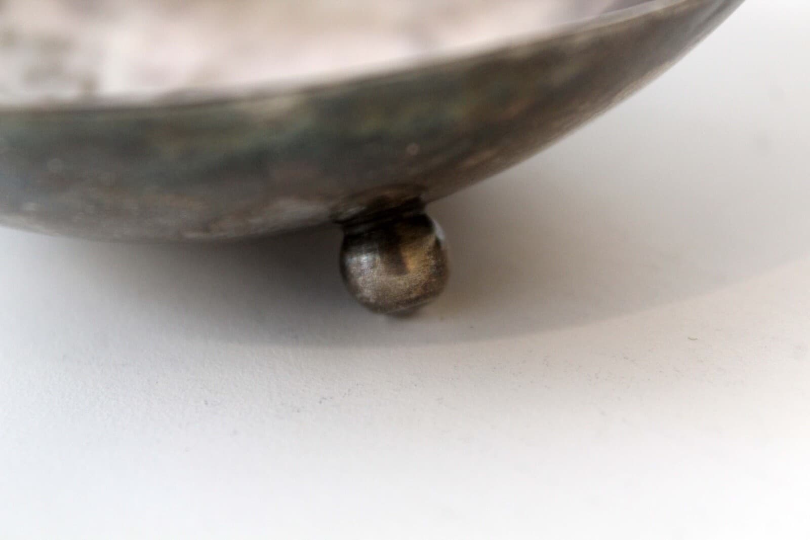 Mid Century Modern Pair Alfredo Scciarotta Modernist Sterling Silver Mini Bowls - Thumbnail 5