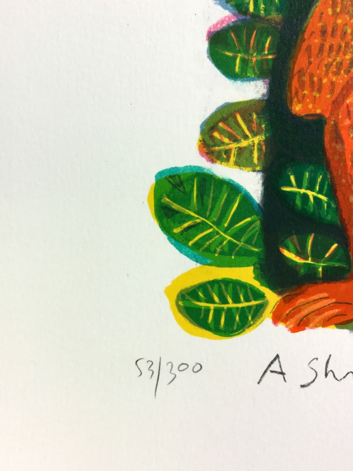 Mid Century Modern Unframed Shrewdness of Apes Judith Bledsoe Signed Lithograph - Thumbnail 3