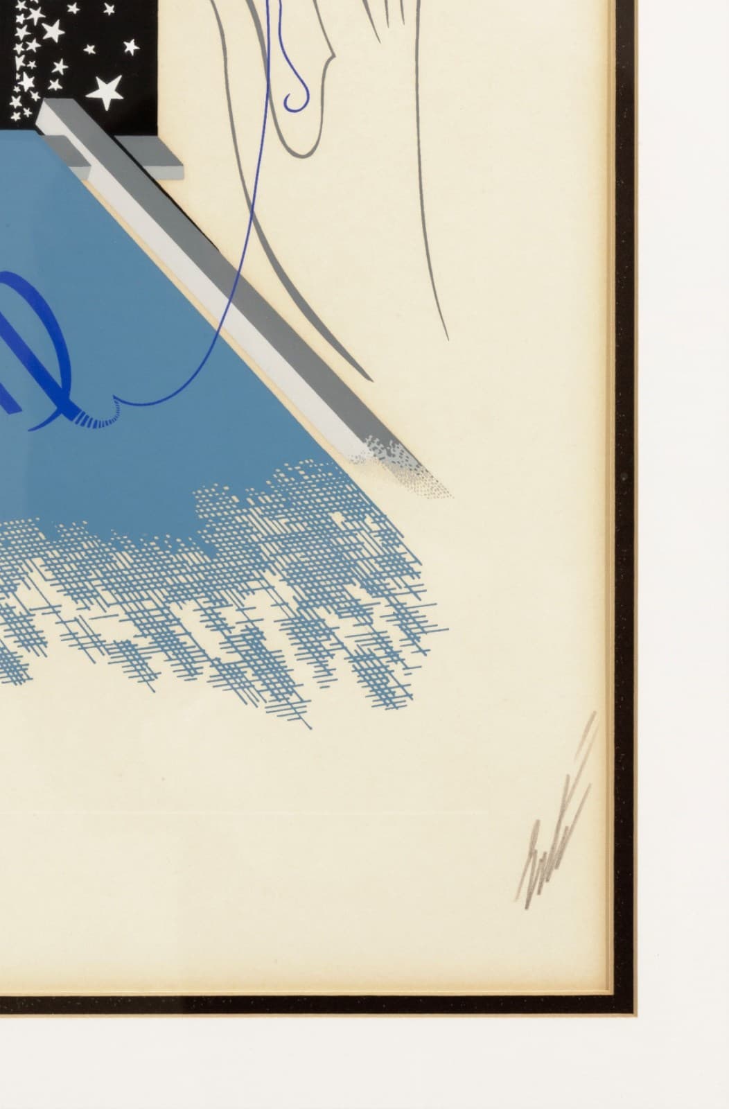 Erte Virgo From The Zodiac Series 1982 Signed Screenprint 4/350 Art Deco Style - Thumbnail 4