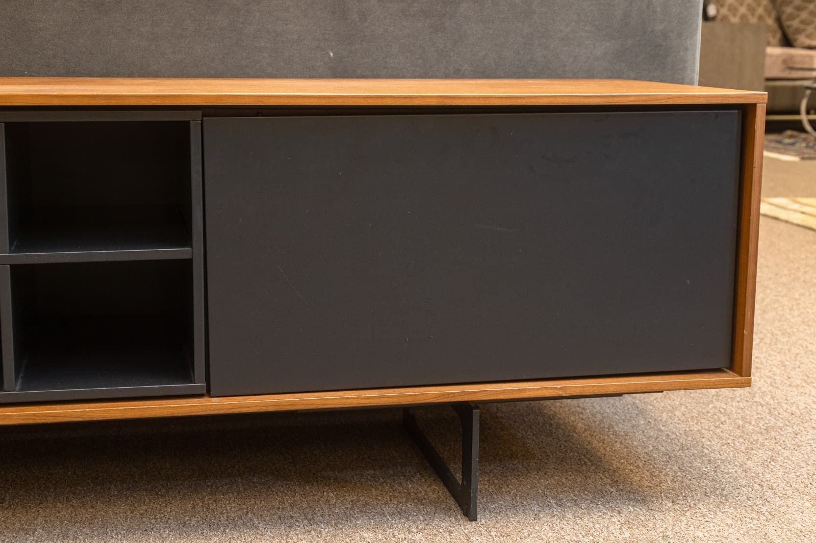Contemporary Modern Treku Media Console Cabinet Mid Century Modern Style - Thumbnail 4