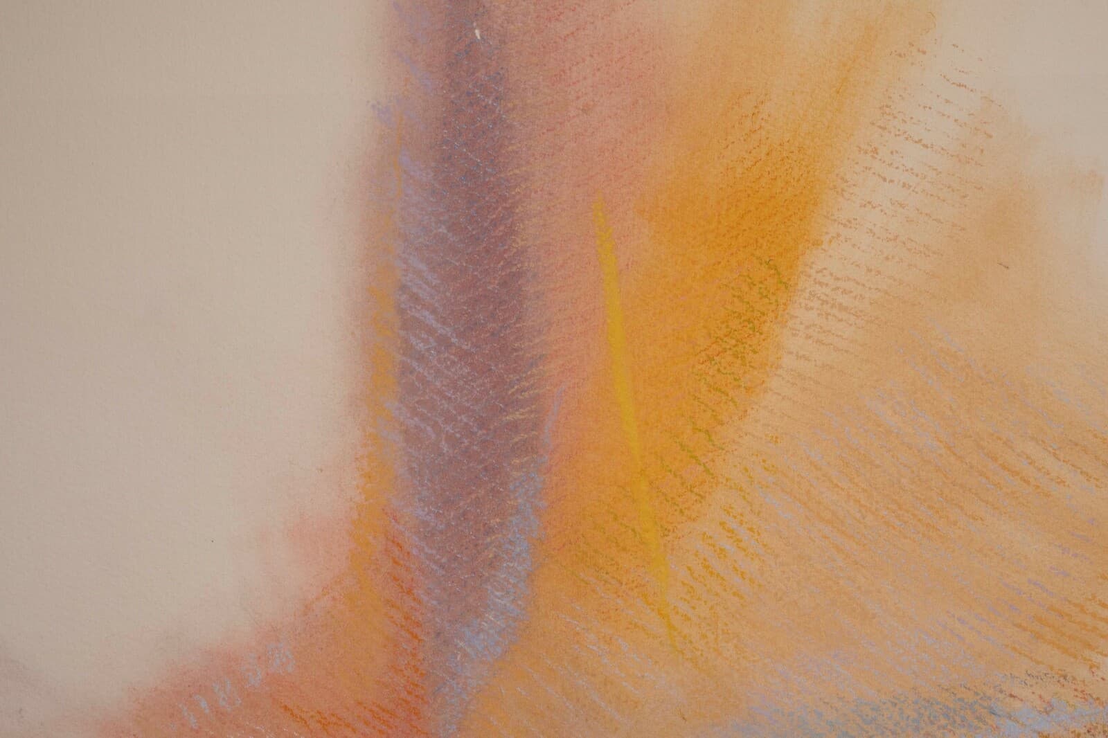 Helen Bershad Rosetta Earth I Diptych Signed Postmodern Pastels 1978 Unframed - Thumbnail 10