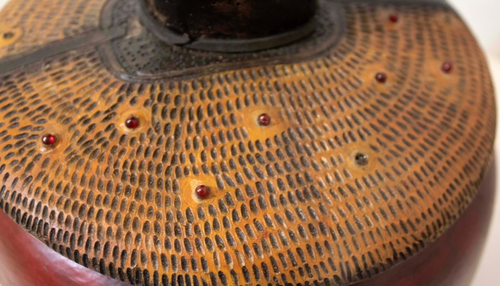 Vicki Grant Ceramic Vessel Embellished with Brazilian Agate - Thumbnail 4