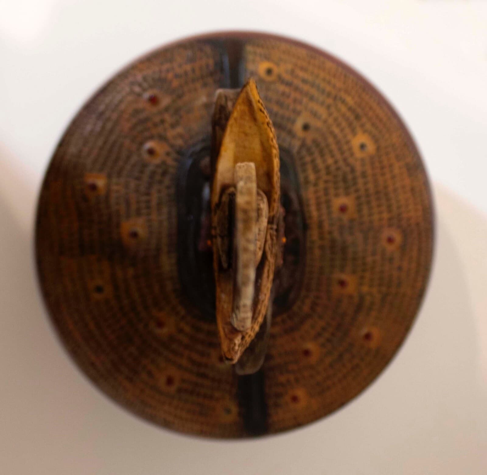 Vicki Grant Ceramic Vessel Embellished with Brazilian Agate - Thumbnail 7