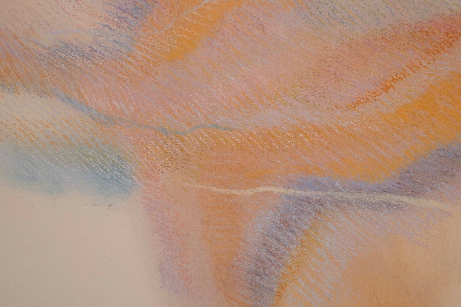 Helen Bershad Rosetta Earth I Diptych Signed Postmodern Pastels 1978 Unframed - Thumbnail 9