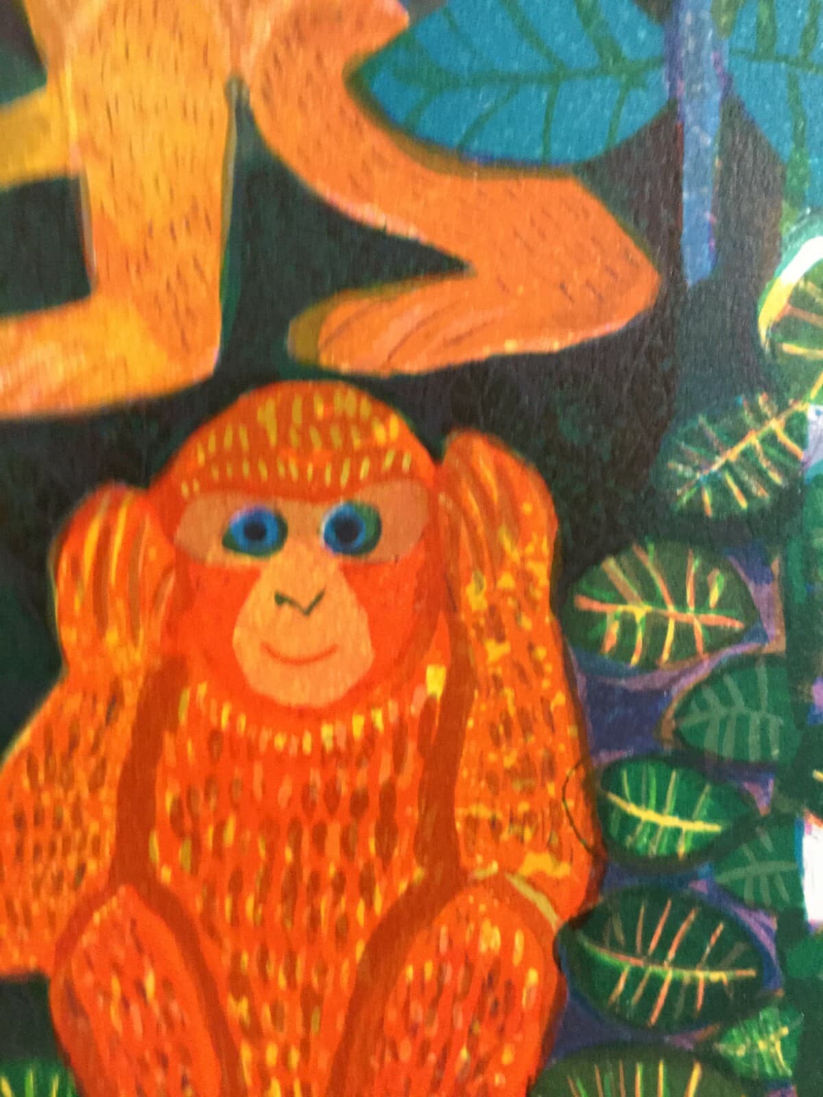 Mid Century Modern Unframed Shrewdness of Apes Judith Bledsoe Signed Lithograph - Thumbnail 6