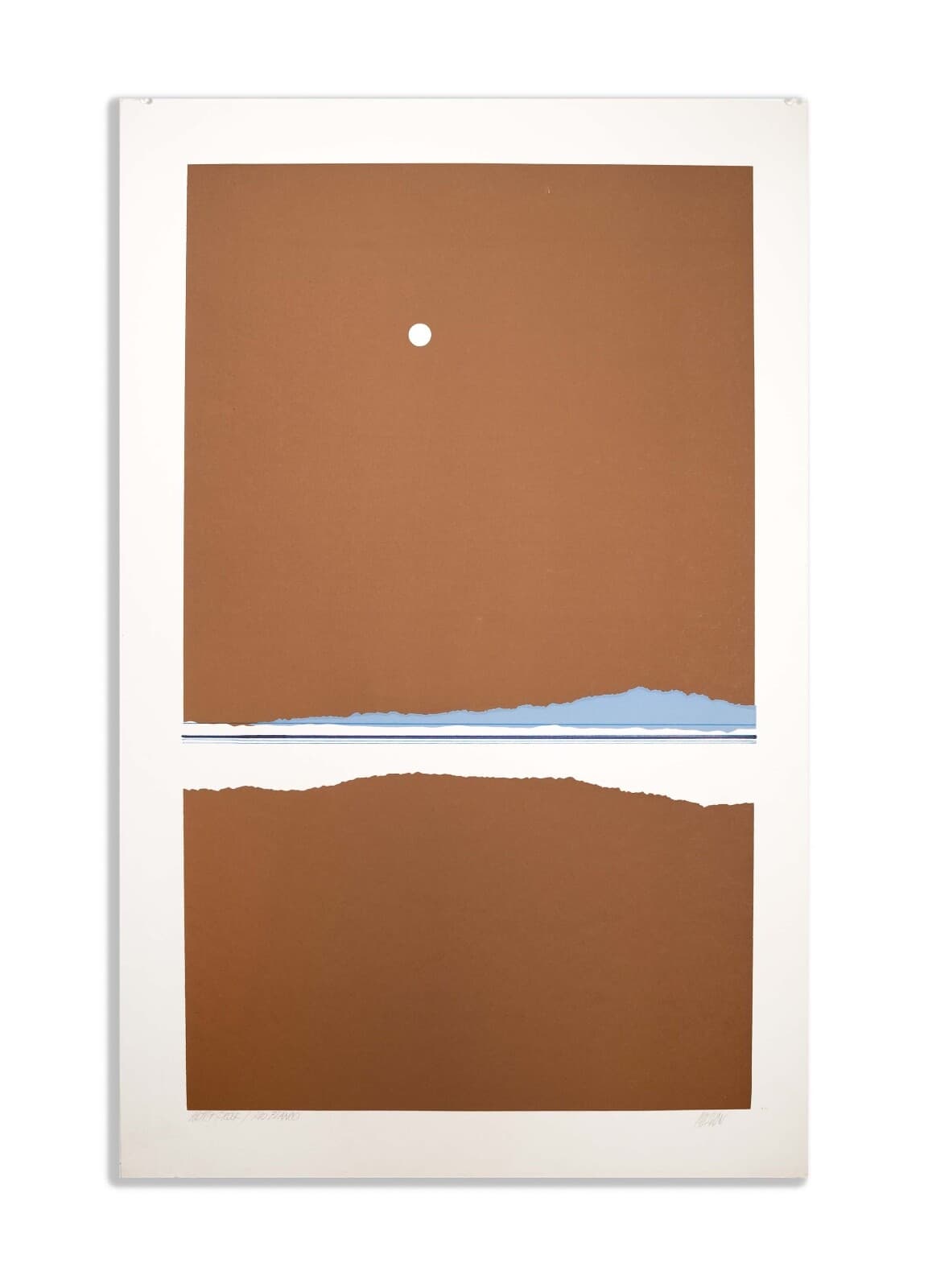 Richard Kozlow Rio Blanco Signed Modernist Serigraph Artist's Proof Unframed - Thumbnail 2