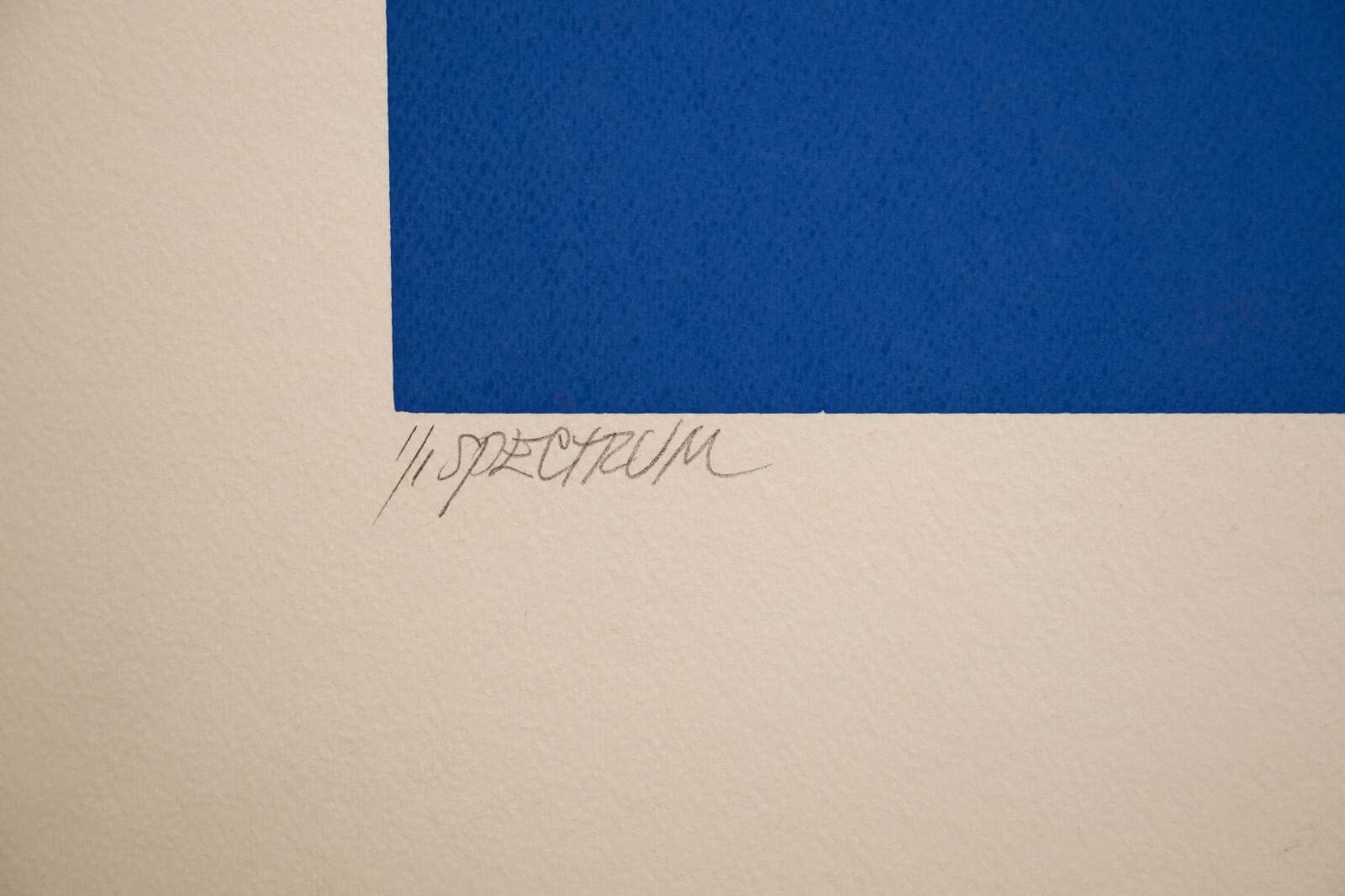 Richard Kozlow Spectrum Modernist Abstract Serigraph 1/1 Unframed 1980s - Thumbnail 6