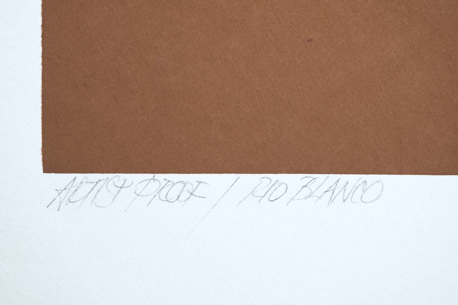 Richard Kozlow Rio Blanco Signed Modernist Serigraph Artist's Proof Unframed - Thumbnail 6