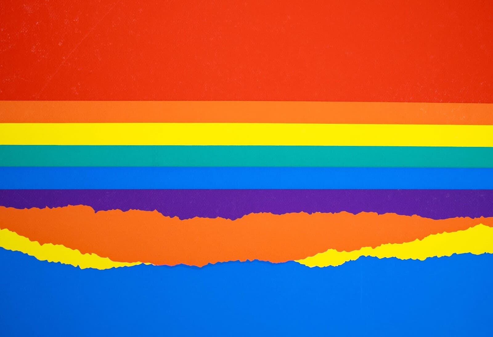 Richard Kozlow Spectrum Modernist Abstract Serigraph 1/1 Unframed 1980s - Thumbnail 4