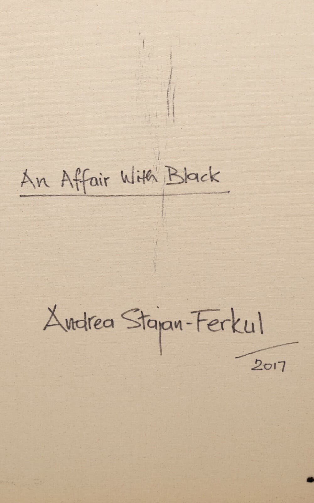 Andrea Stajan-Ferkul An Affair With Black Signed Mixed Media Painting On Canvas - Thumbnail 8